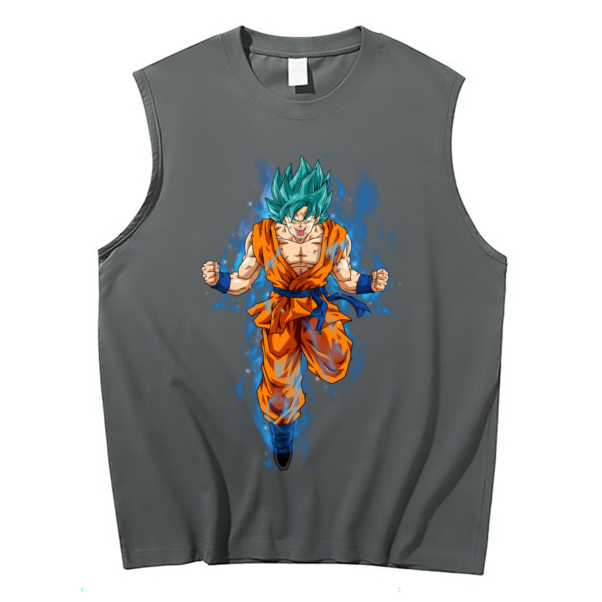 （画像用） ドラゴンボール 孫 悟飯（そんごはん）DRAGON BALL Son Gohan コットン100％タンクトップ（フロントプリント）